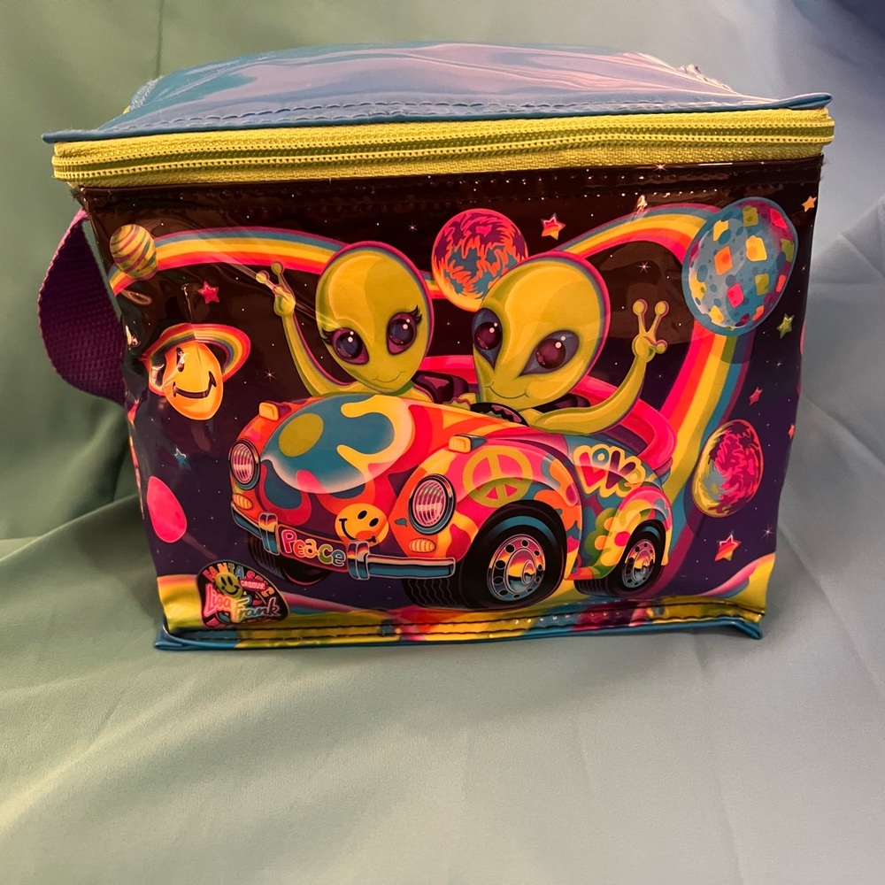 Lisa Frank Vintage Zorbit & Zoomer Alien lunchbox